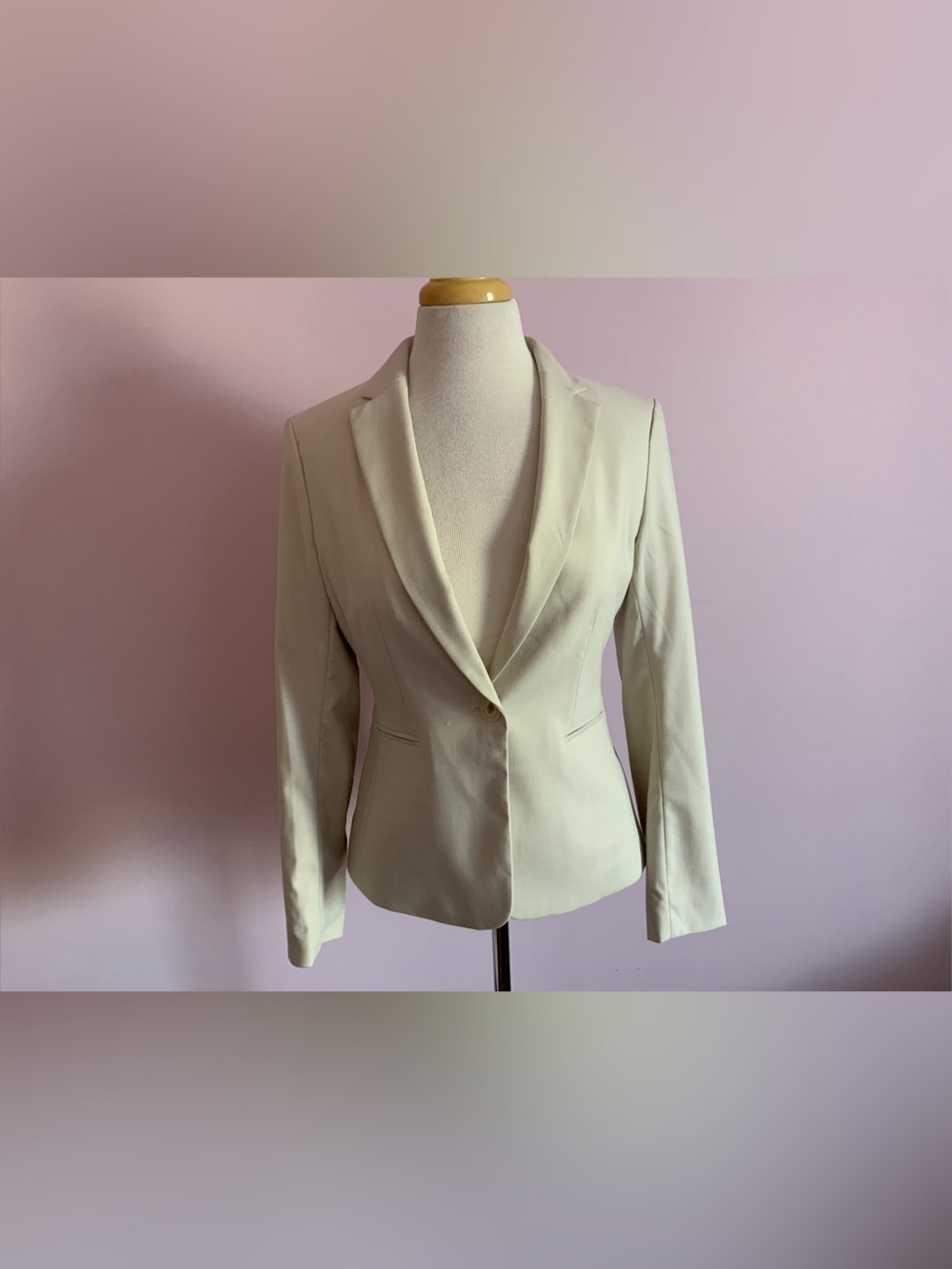 Ecru Blazer Size 6 Like New